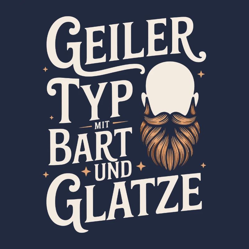 guy with beard & bald head beard wearer