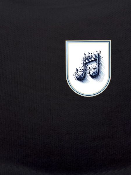 Musiknoten im Wappenstyle