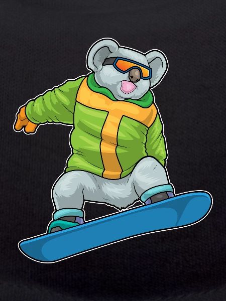 Koala Snowboarder Snowboard
