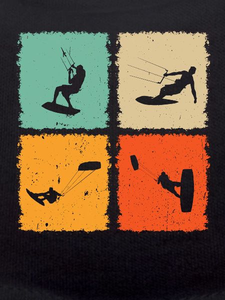 Kitesurf Silhouette Kitesurfer Kiteboarding
