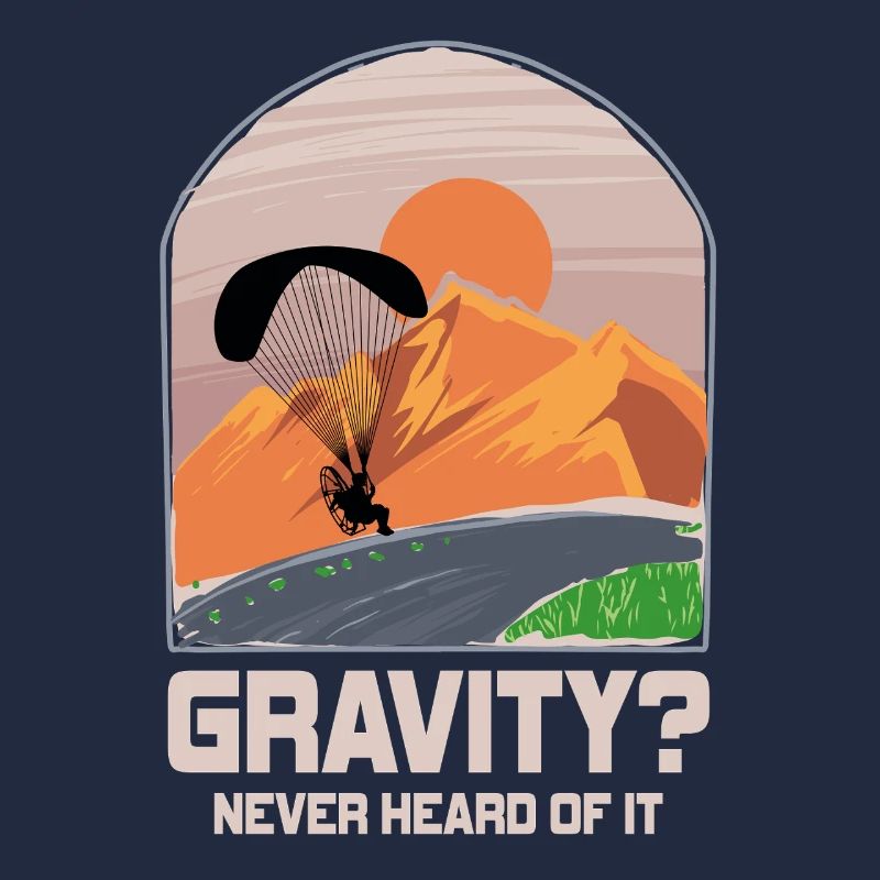 Mème hilarant de gravité de paramoteur