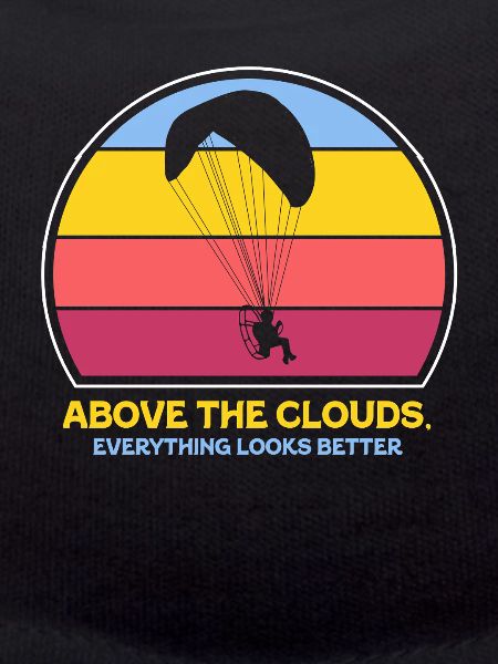 Über den Wolken Paramotor-Enthusiast