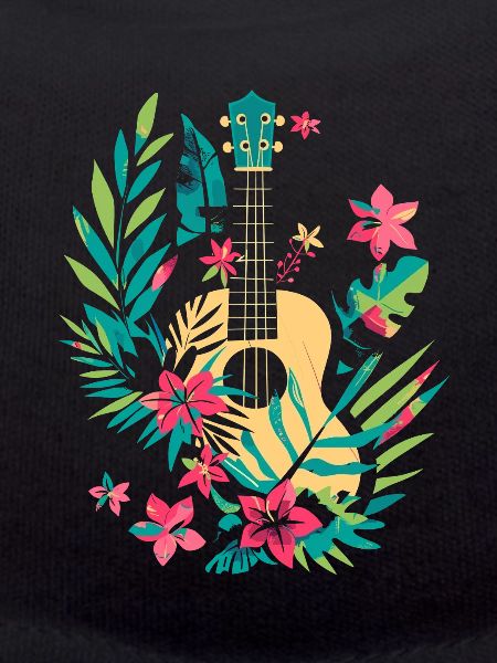 Ukulele Comic Look