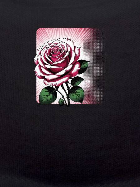 Strahlende Rosenblüte