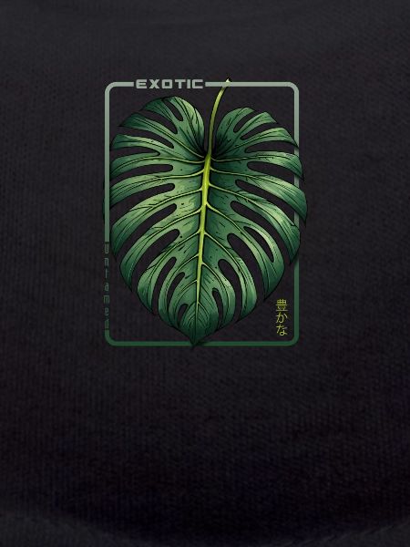 Exotic Abundance Monstera Leaf