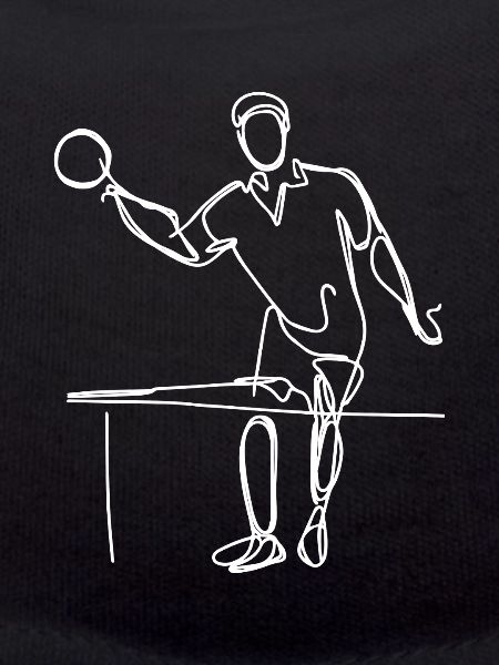 Ping Pong Player Sketch