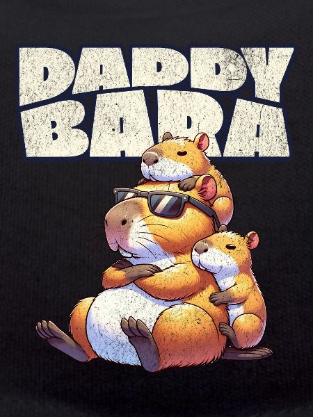 Daddybara Capybara Father Dad