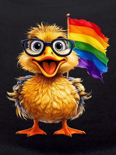 DUCK RAINBOW FLAG