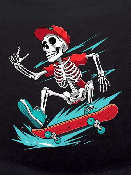 Skateboarder Skeleton, Skateboarder