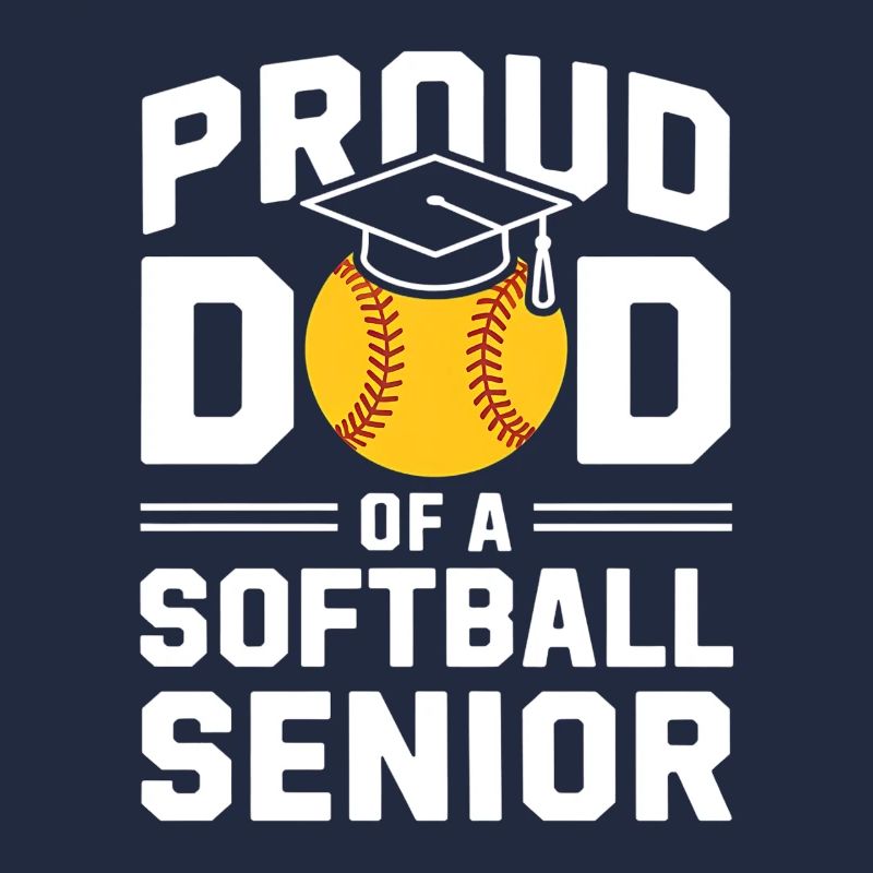 Fier diplômé de l’école secondaire Softball Dad