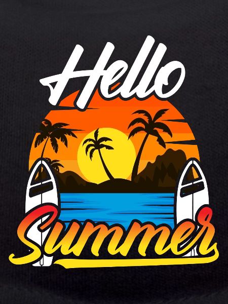 Hello Summer Sunset Design