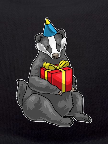 Badger Birthday Party Hat