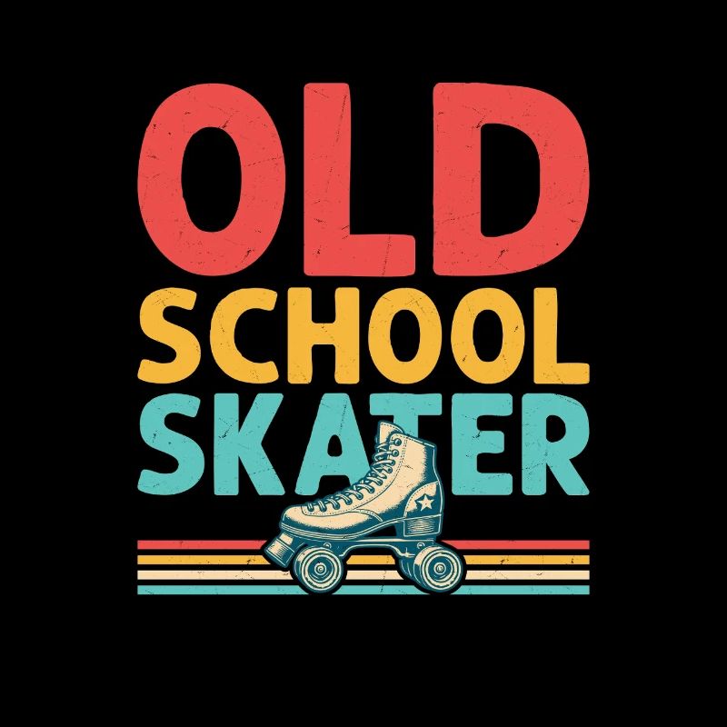 Patineur à l’ancienne Roller Derby