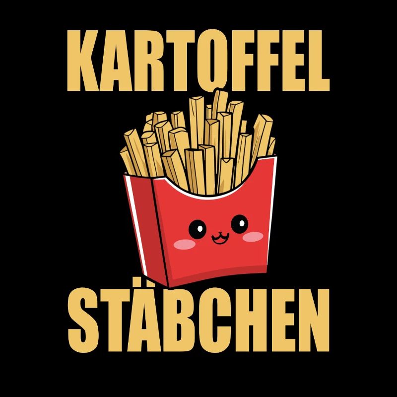 Kartoffel Stäbchen Pommestüte Pommesbude Geschenk