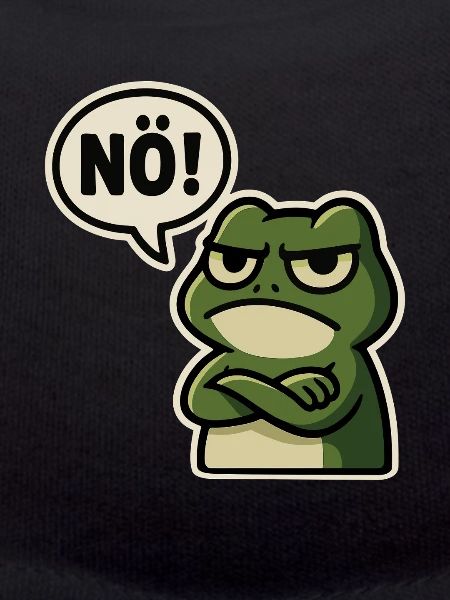 Nope Frog – Annoyed & Funny