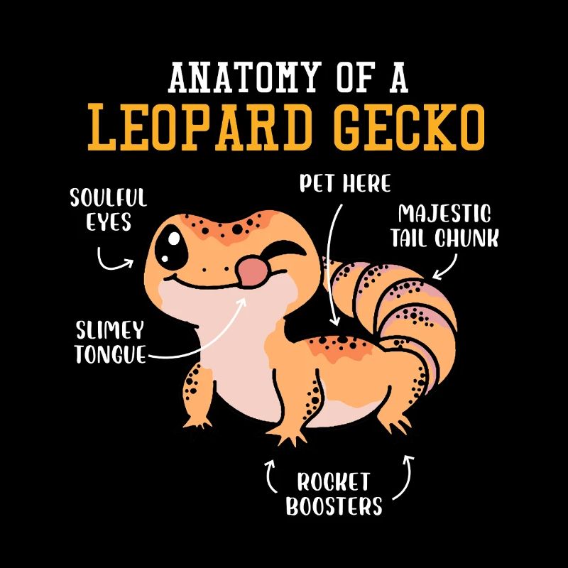 Funny Leopard Gecko Design