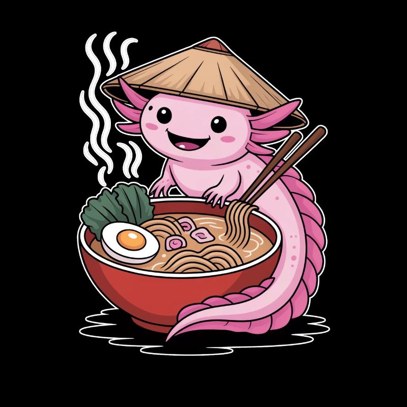 Ramen Axolotl à la japonaise