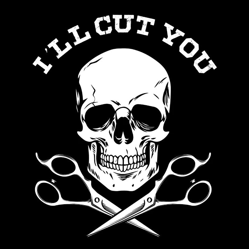Je te couperai Barbier Crâne Coiffeur Coupe-cheveux