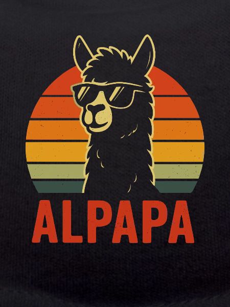 Funny Alpaca Dad