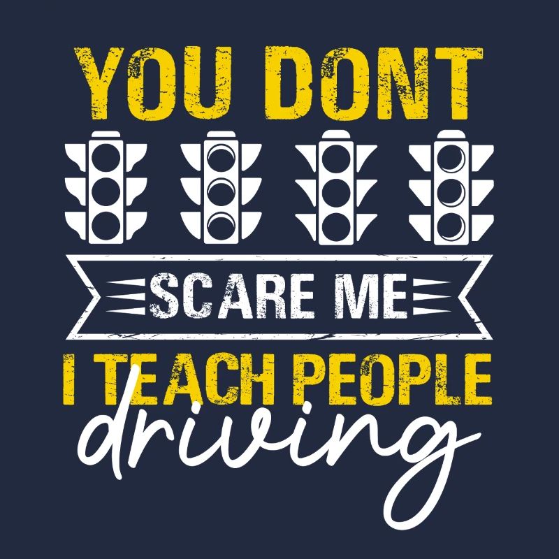 Bold Driving Instructor Traffic Light Design