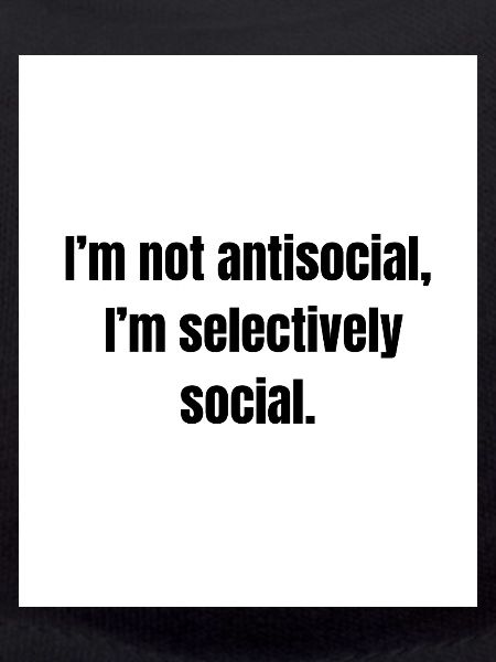 Selectively Social – Introvert Definition