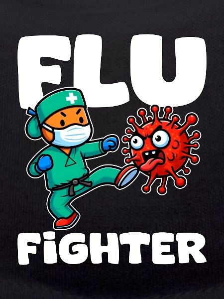 FLU FIGHTER - KRANKENSCHWESTER GESCHENK