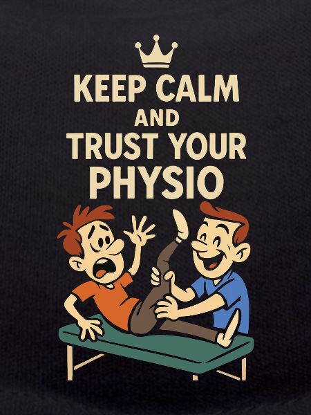 Physiotherapist Keep calm Trust