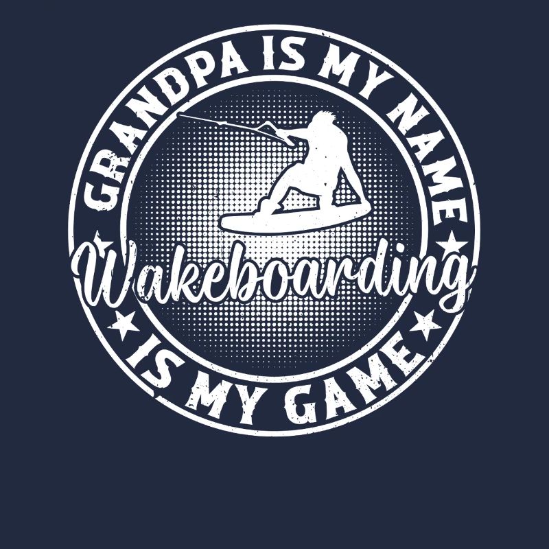 Wakesurfing Papa est mon nom Le wakeboard est mon