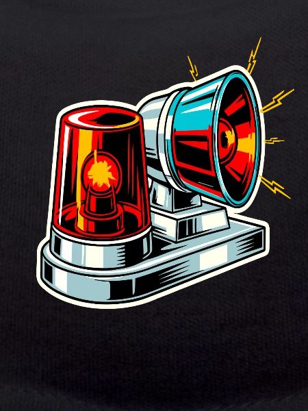 Fire Siren Warning Light