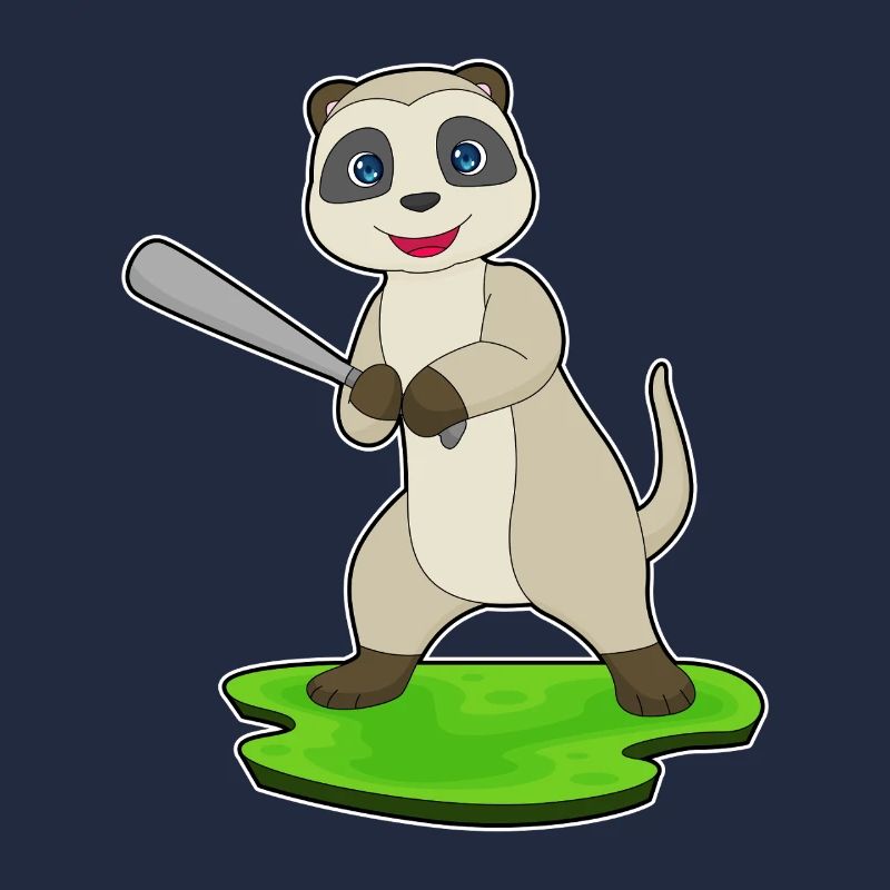 Meerkat Baseball Batte de Baseball