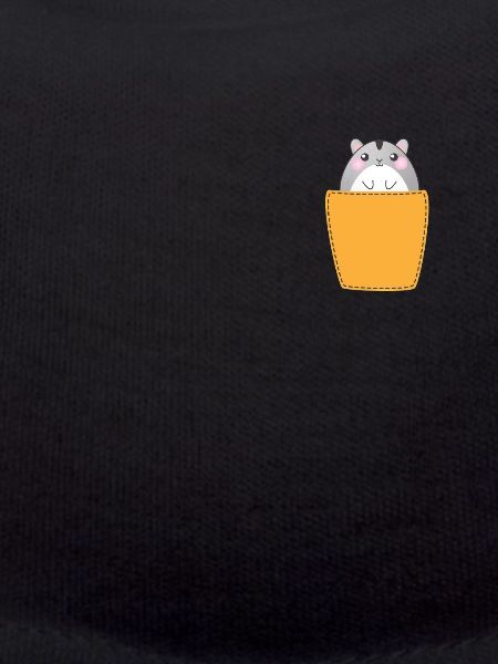 Hamster in breast pocket