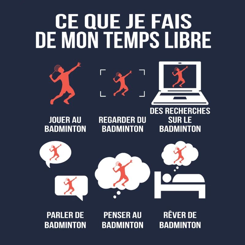 Ce que je fais de mon temps libre – Badminton