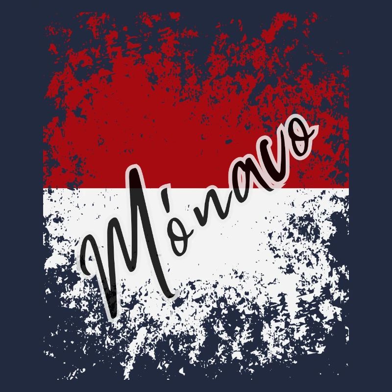 Drapeau monégasque, j’adore Monaco