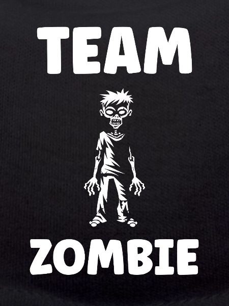 Energetic Zombie Design with Text