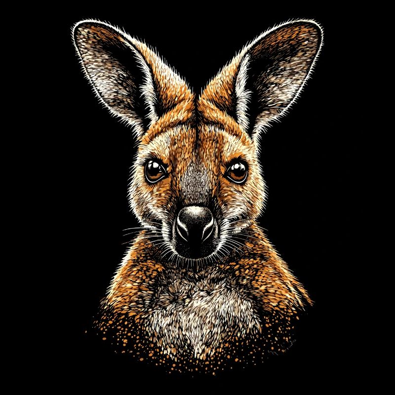 Wallaby Australia Outback Wild Sweet Kangaroo