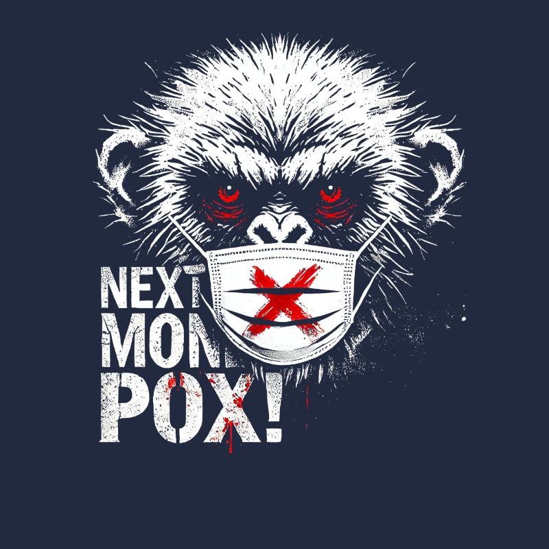 Protest Monkey Face Mask Artwork