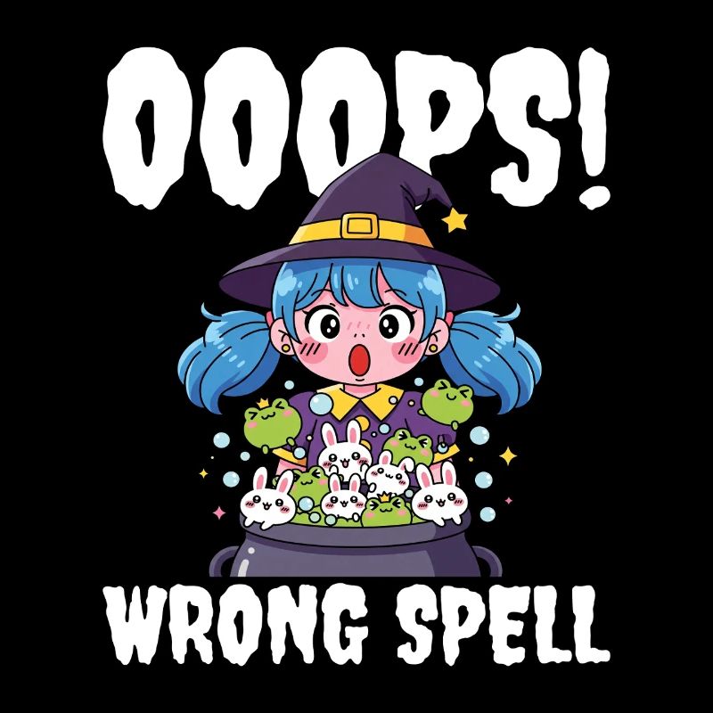 OOOPS! WRONG SPELL - WITCH HALLOWEEN