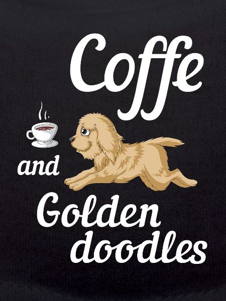 Golden Doodles Coffee Illustration