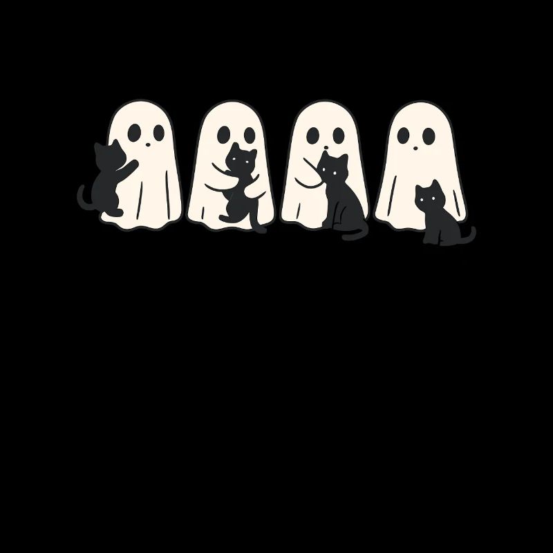 Ghost & Cat – Halloween Fun