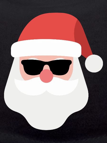 Christmas snowman with sunglasses