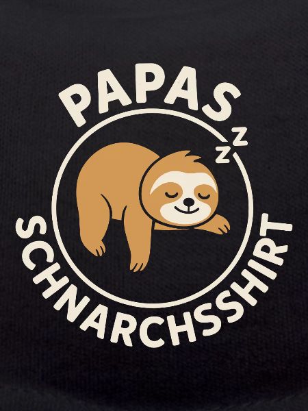 Vaterschaft PAPAS SCHNARCHSSHIRT LUSTIG