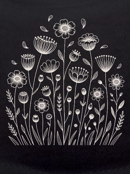 Playful floral pattern