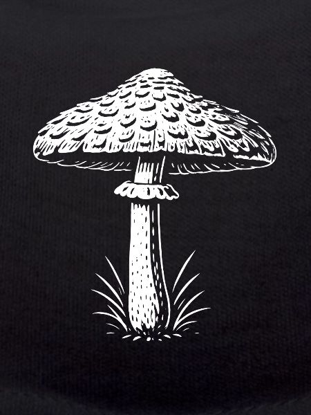Parasol Mushroom Picker - Mushrooms - Saying