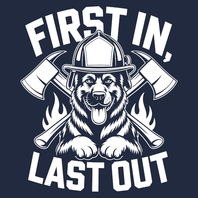Firefighter Dog
