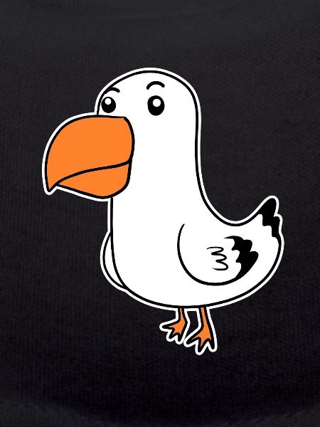 Cute Seagull Cartoon