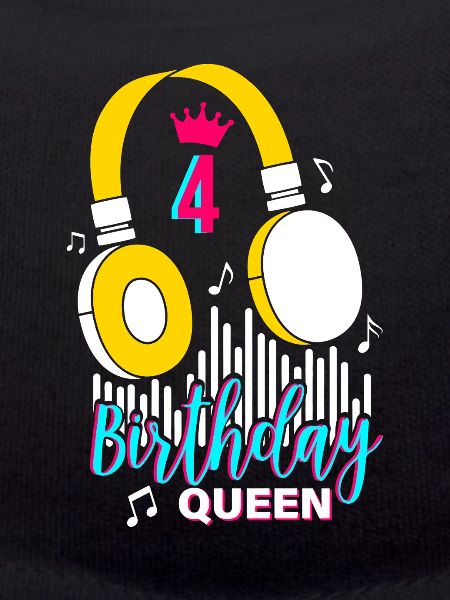Birthday Queen 4th Birthday