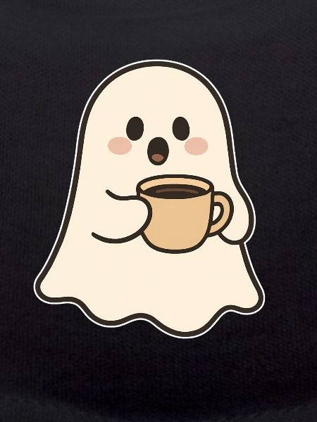 Sweet ghost coffee enjoyment