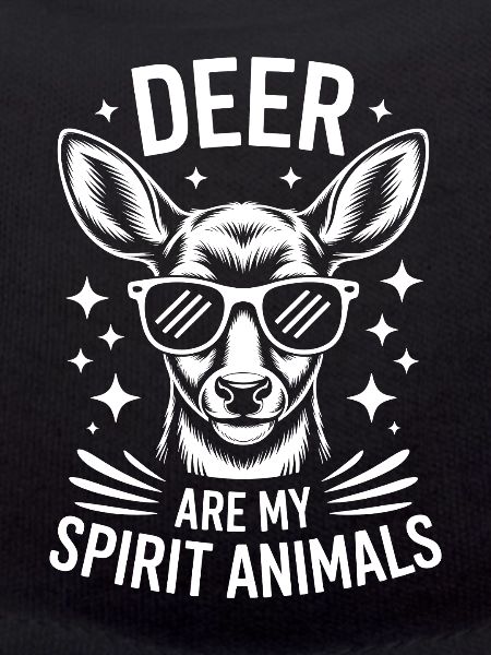 Cool deer with sunglasses