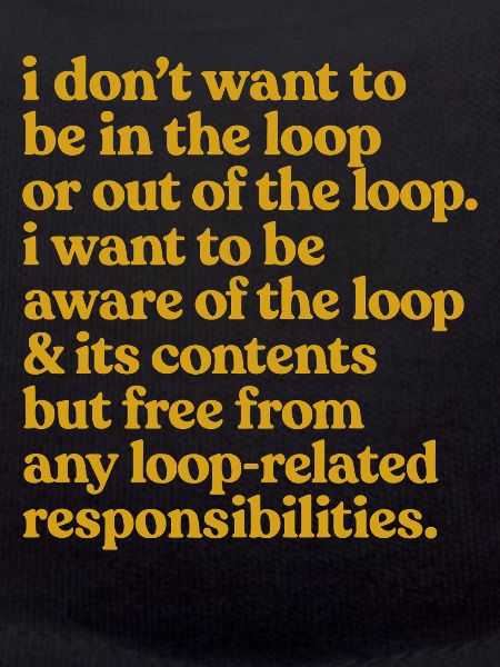 Conscient de la citation Loop