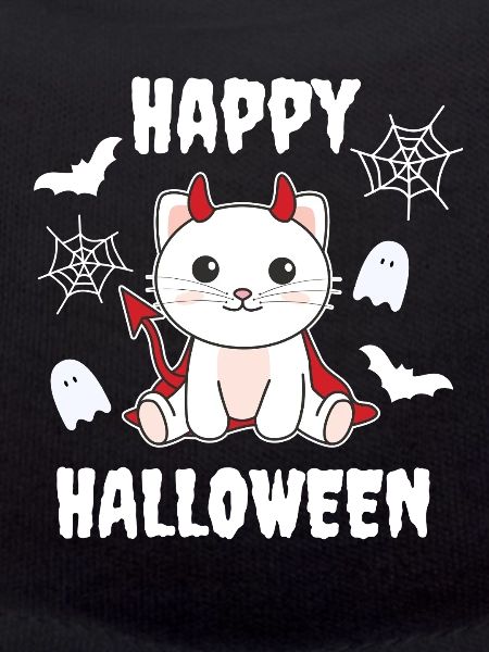 Cat Happy Halloween Devil Costume